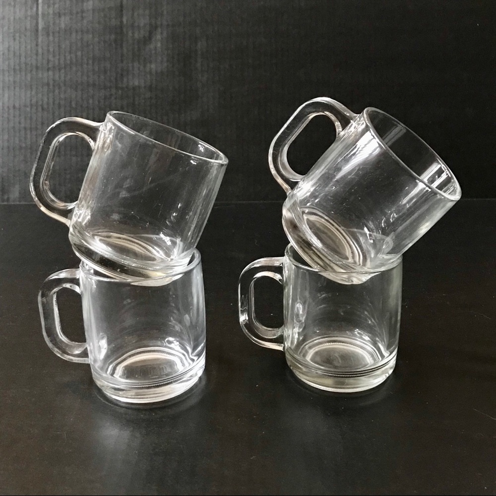 🔺FINAL 4 Heavy Glass Mugs